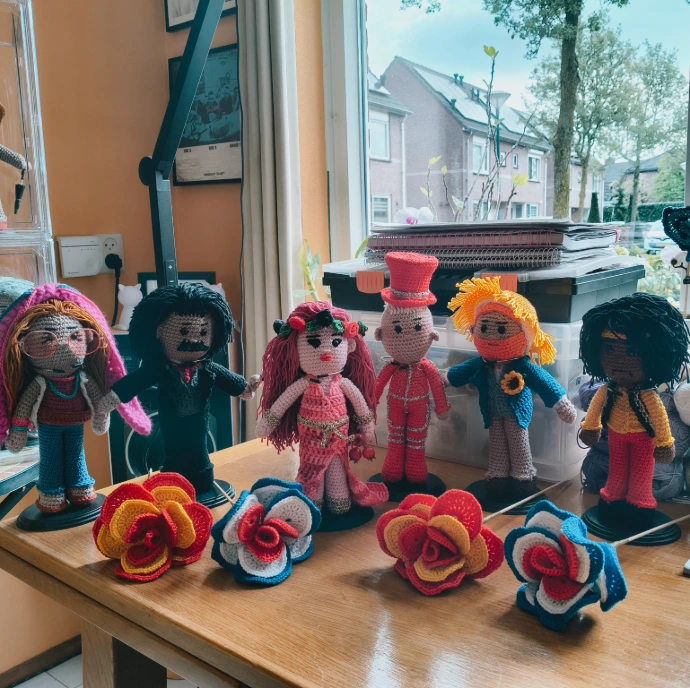 Persephone's Crocheted dolls