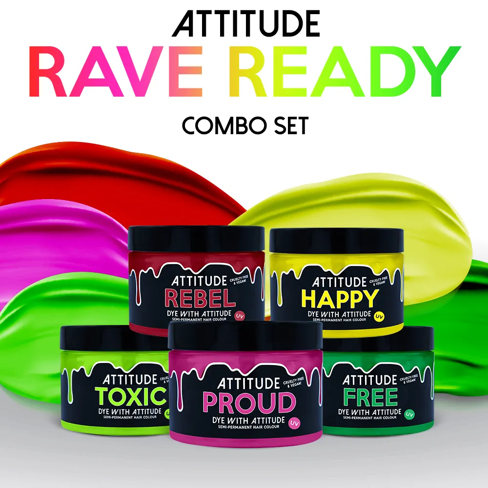 [666028132] Rave Ready UV Semi permanente haarverf c